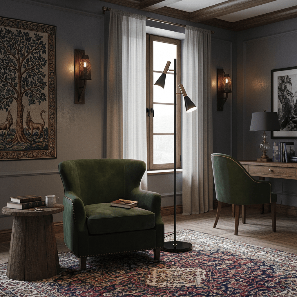 MarbleGlow | Elegant Modern Metal and Marble Floor Lamp 5