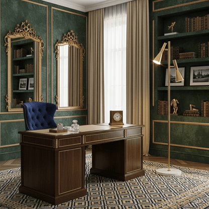 MarbleGlow | Elegant Modern Metal and Marble Floor Lamp 6