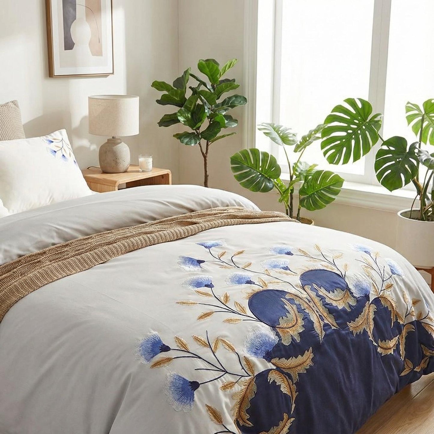 Soft Premium Woven Bedding Set For Modern Bedrooms