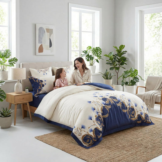 Soft Premium Woven Bedding Set For Modern Bedrooms - Lusomart