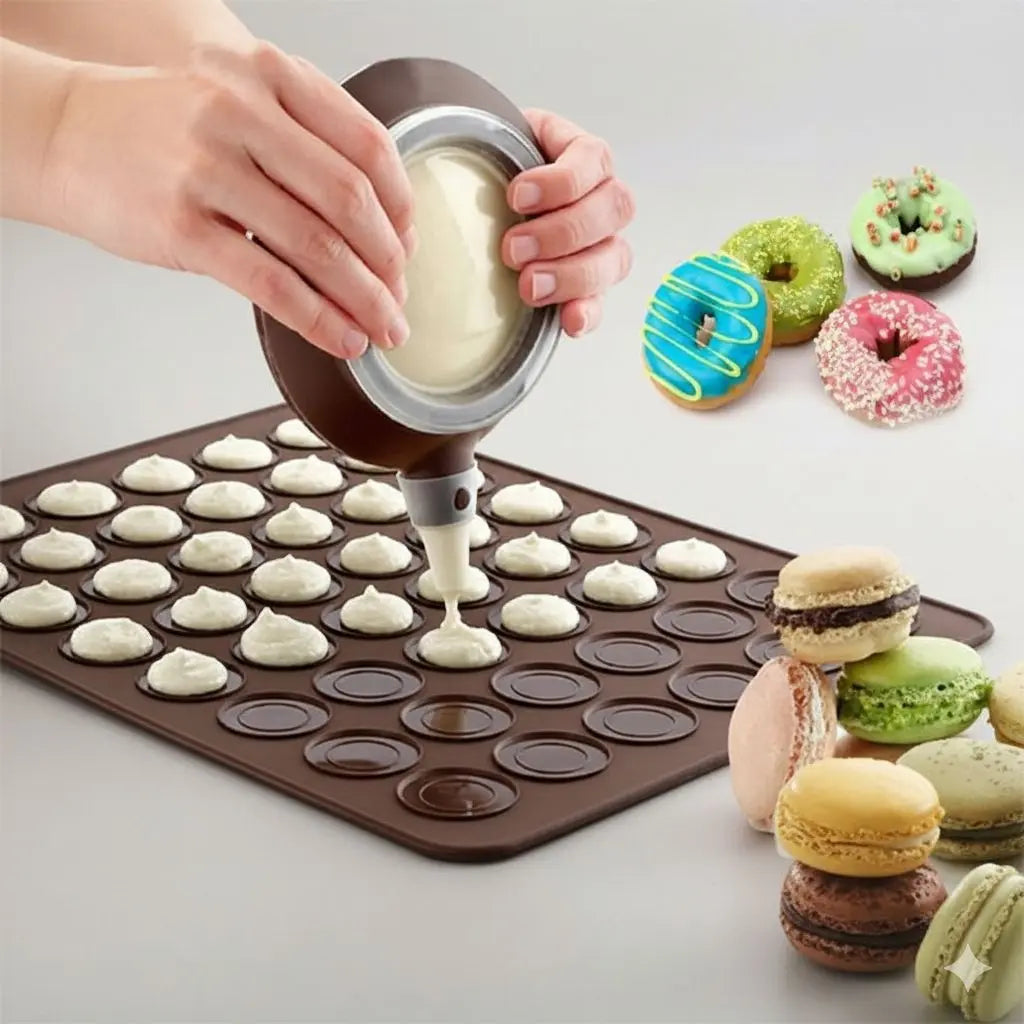 Easy Release Silicone Macaron Baking Sheet - Lusomart