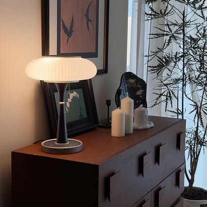 Modern Textured Glass Desk Lamp