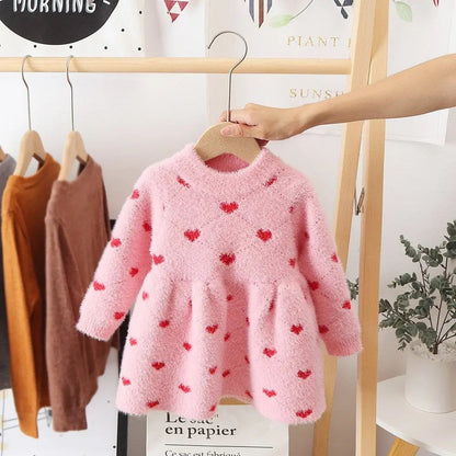 Girls' Fleece Dress - Warm and Cozy Cotton for Chilly Days 2