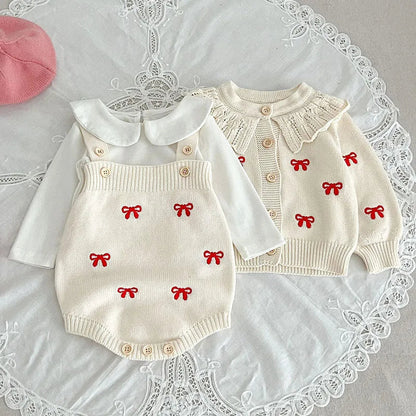 Meisjes Kledingset Gebreid Comfortabel Katoen Polyester 1