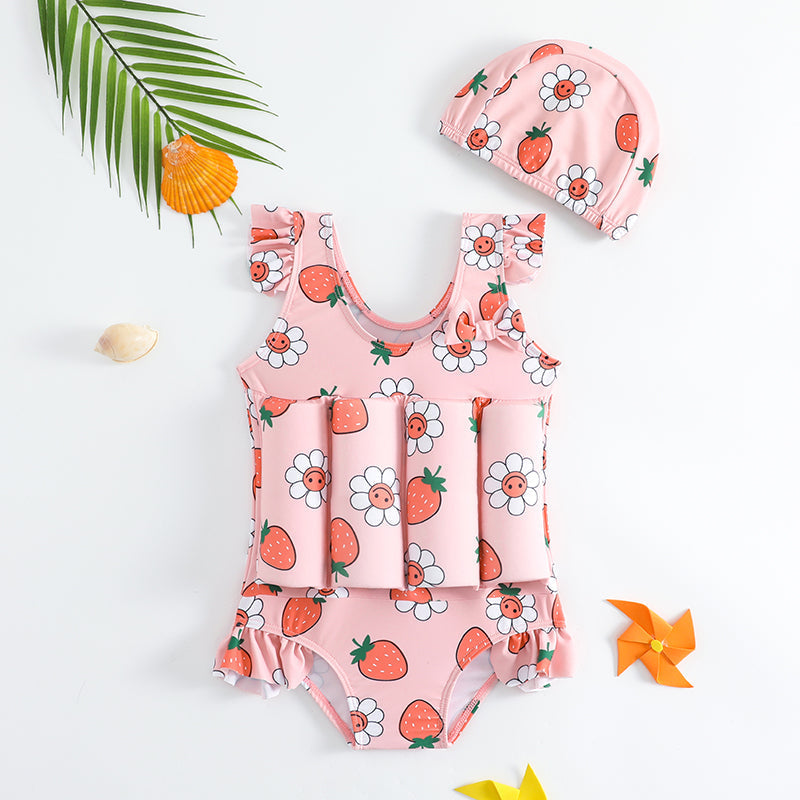 Kids' Quick Dry Swim Jacket with Buoyancy Pink SPF - Lusomart