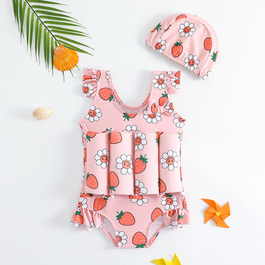 Kids' Quick Dry Swim Jacket with Buoyancy Pink SPF - Lusomart