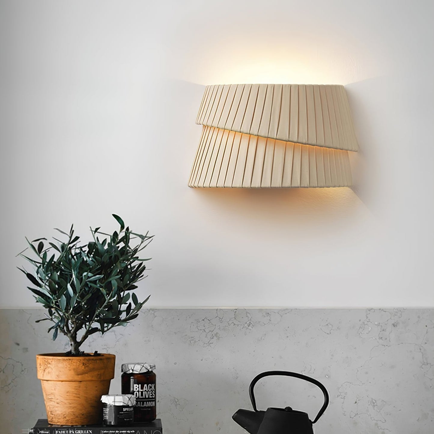 MeloTwist | Elegant Modern Japandi Wall Sconce Lighting with Soft Light 5