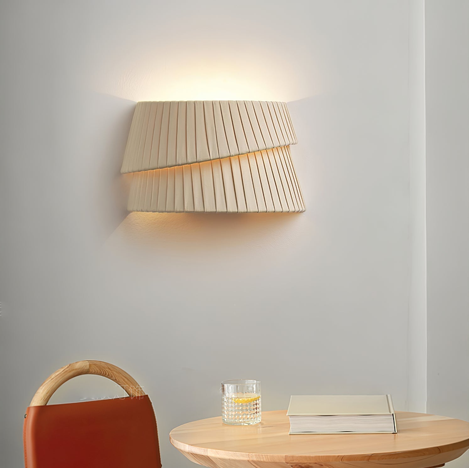 MeloTwist | Elegant Modern Japandi Wall Sconce Lighting with Soft Light 7