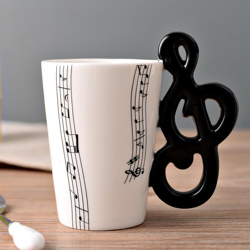 MelodiaCeramica | Elegant Artistic Musical Instrument Coffee Mug 9
