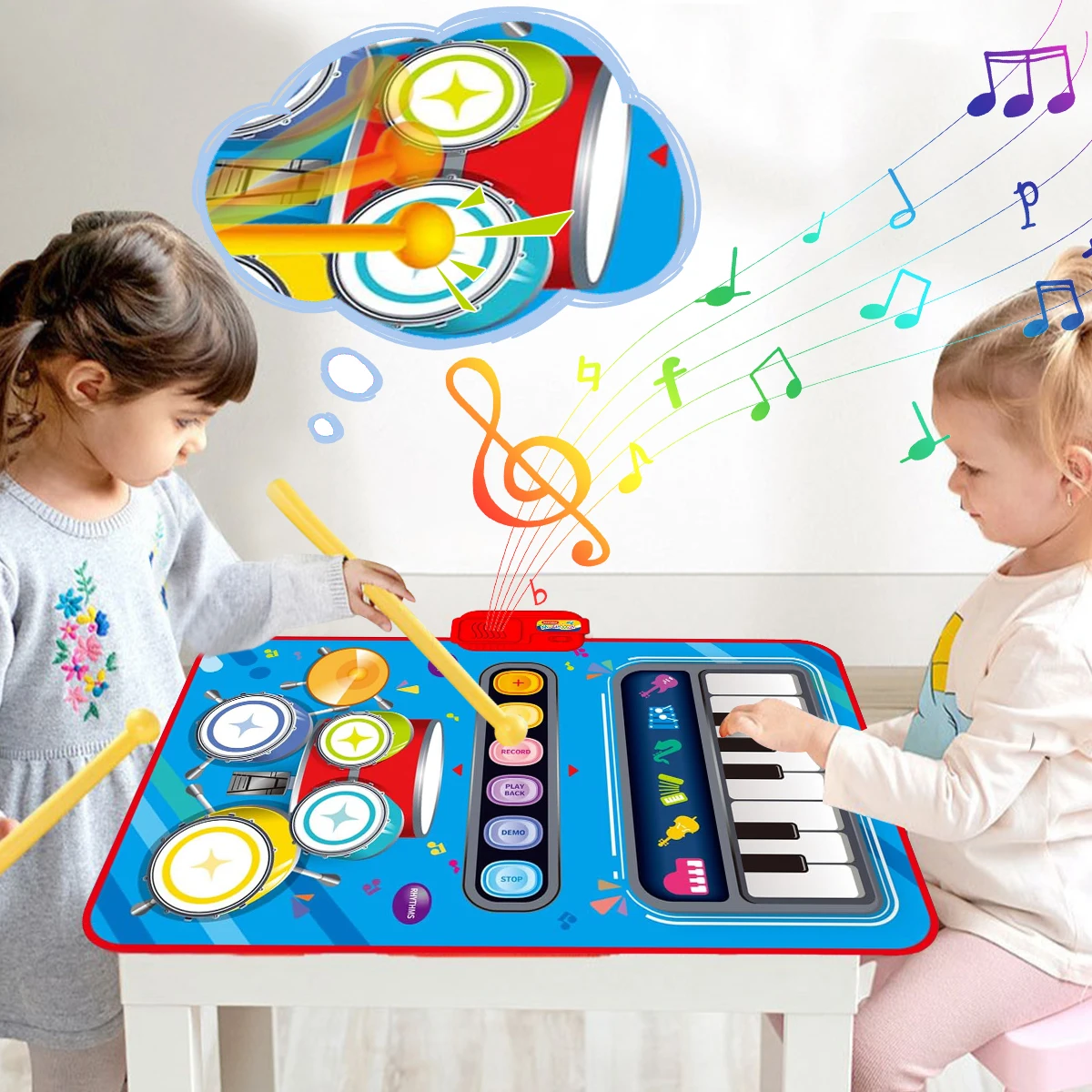MelodyStep™ – Interactive Music Playmat – Creative Musical Adventure for Kids 3