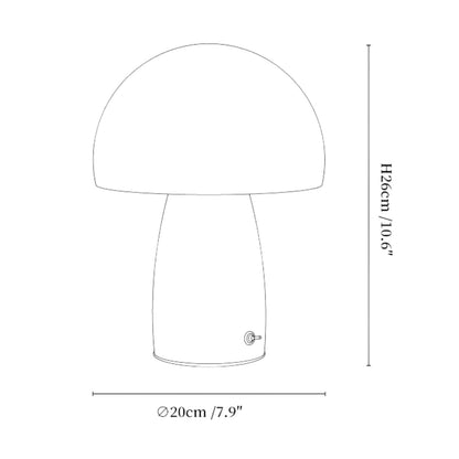Melsy Mushroom Table Lamp 2