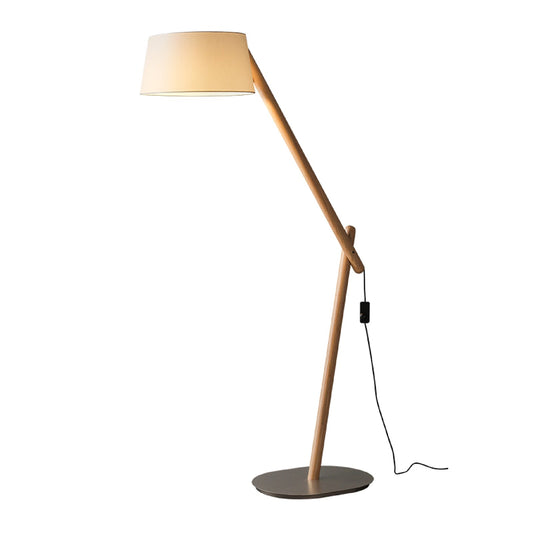 Sleek Floor Lamp with Natural Curved Design - Lusomart