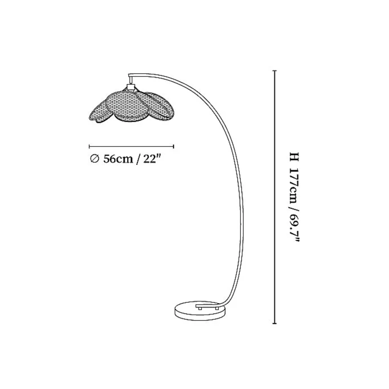 Melzo Flower Floor Lamp 2