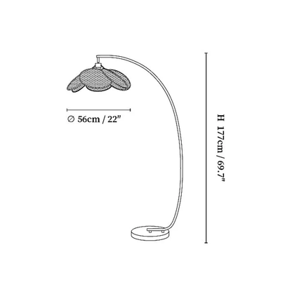 Melzo Flower Floor Lamp 2