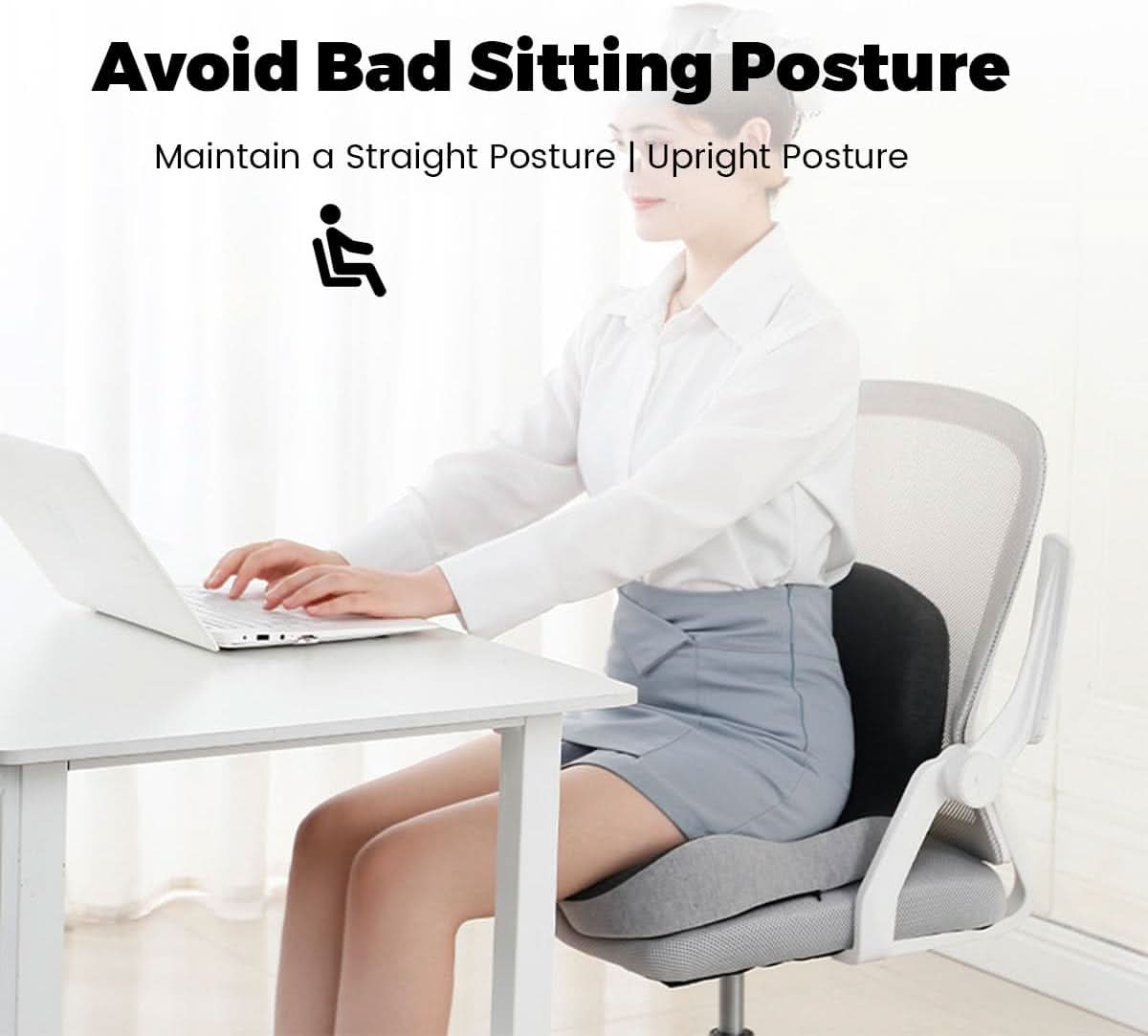 MemoryCloud | Ergonomic Supportive Memory Foam Seat Cushion 1