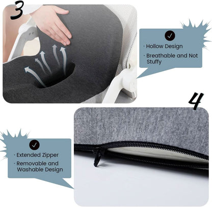 MemoryCloud | Ergonomic Supportive Memory Foam Seat Cushion 4