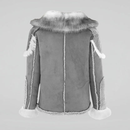 Warm Men's Parka Jacket Big Collar Coat