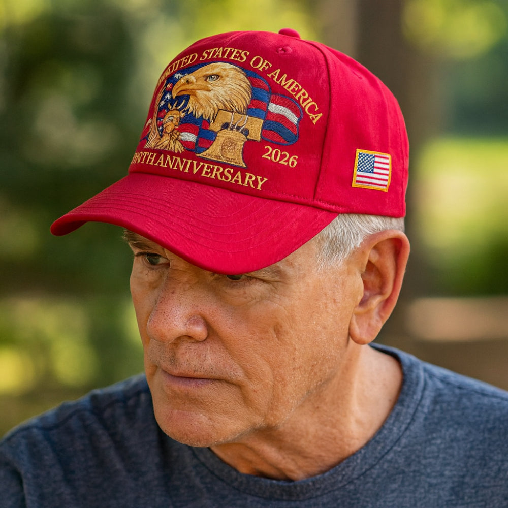 American Flag Baseball Cap Eagle Veteran Tribute Hat