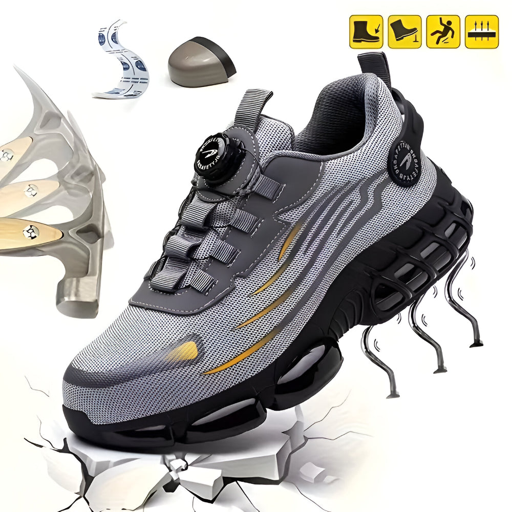 Men's Heavy Duty Steel Toe Slip Proof Work Boots