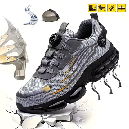Men's Heavy Duty Steel Toe Slip Proof Work Boots
