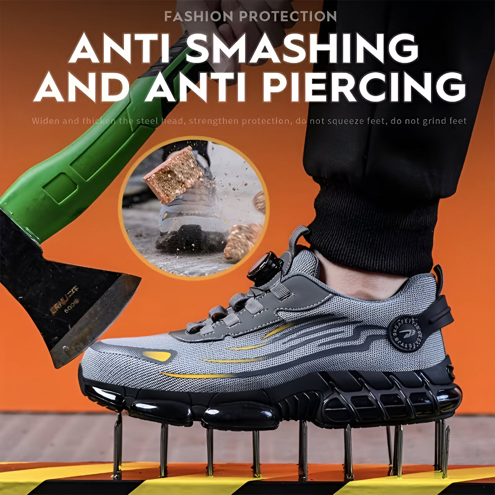 Men's Heavy Duty Steel Toe Slip Proof Work Boots