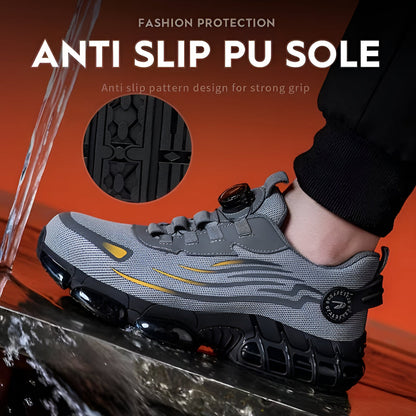 Men's Heavy Duty Steel Toe Slip Proof Work Boots