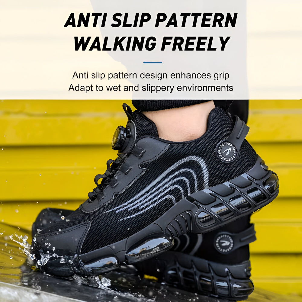 Men's Heavy Duty Steel Toe Slip Proof Work Boots
