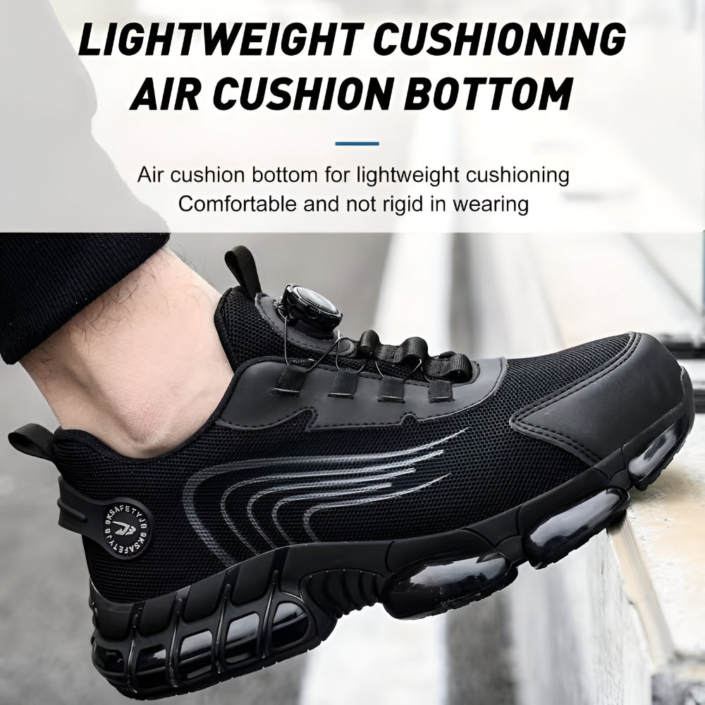 Men's Heavy Duty Steel Toe Slip Proof Work Boots