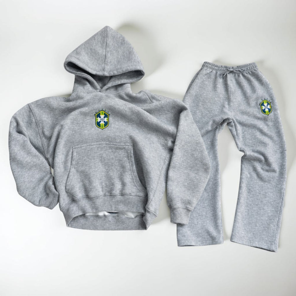 Cozy Men's Hooded Sleep SuitLoungewear Set