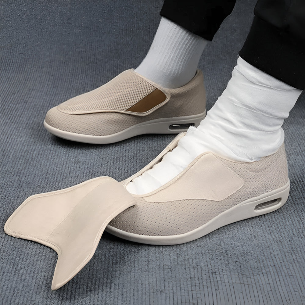 Comfortable Wide Fit Men's Slip On Shoes - Lusomart