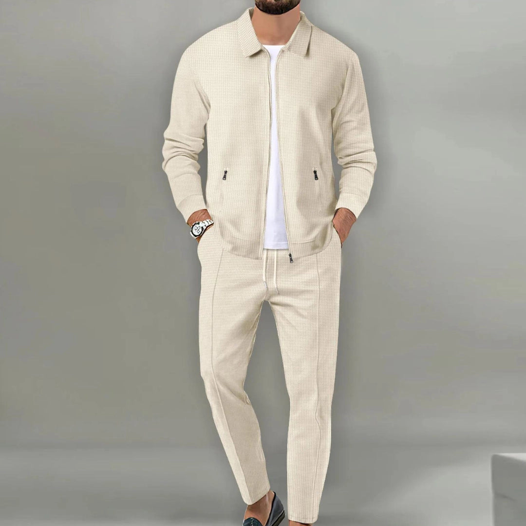 Men's Sporty 2-Piece Running Suit Set - Lusomart