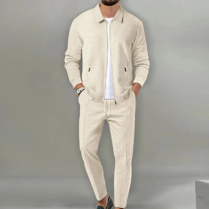 Men's Sporty 2-Piece Running Suit Set - Lusomart