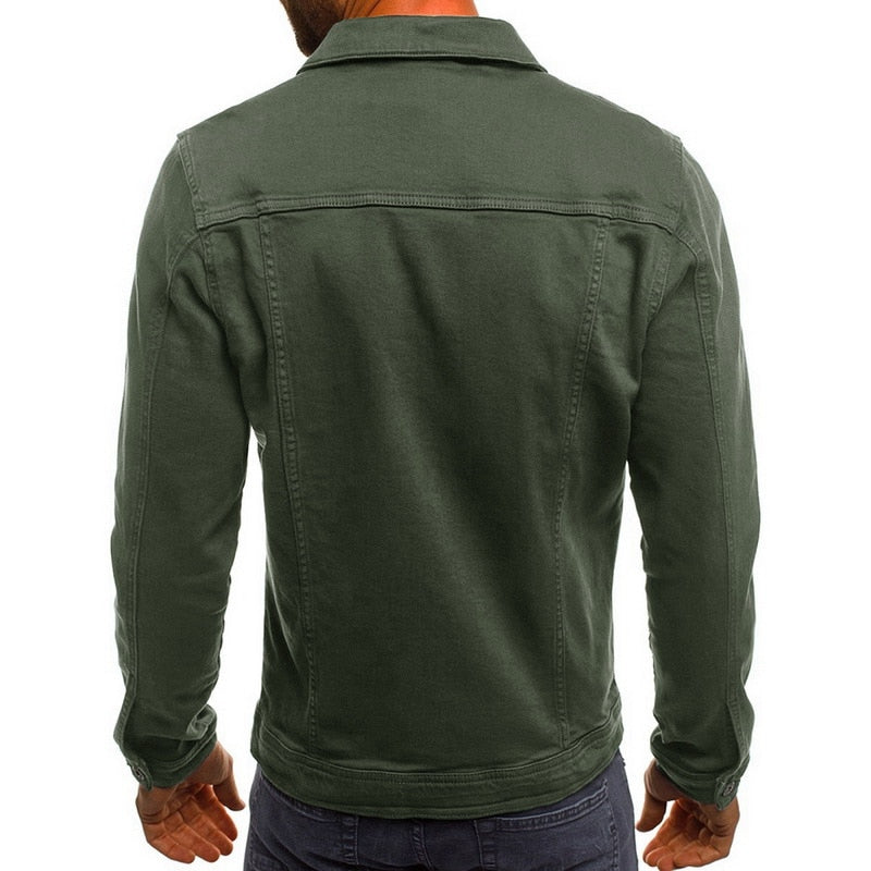 Men's Casual Streetwear Denim Jacket 1