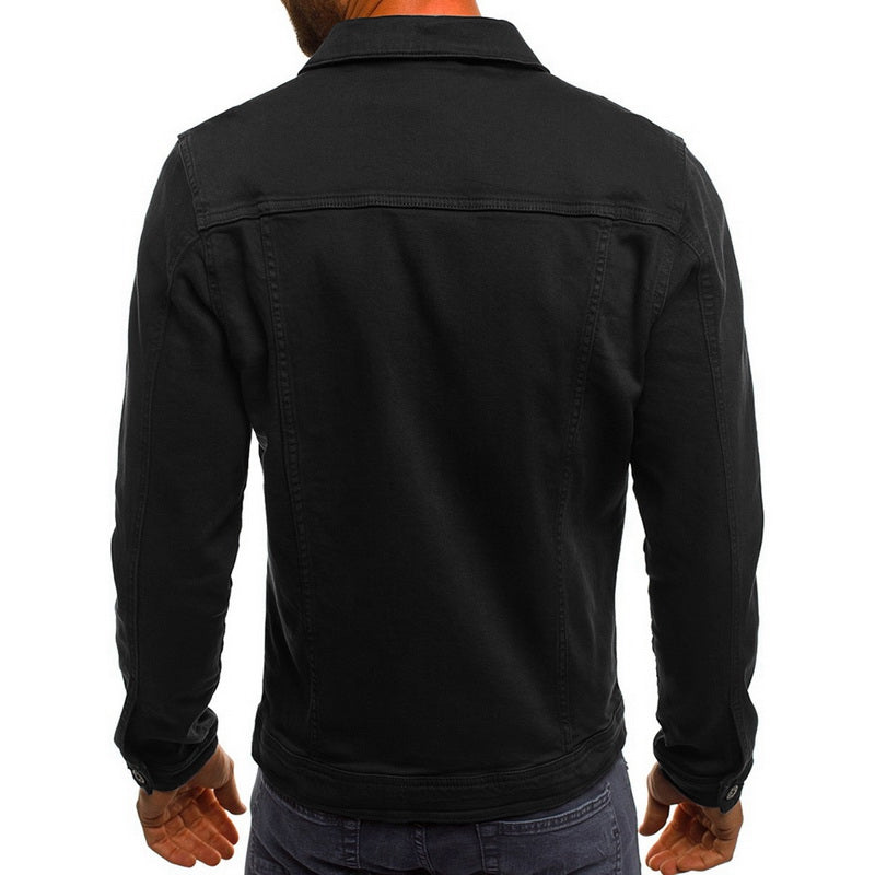 Men's Casual Streetwear Denim Jacket 4