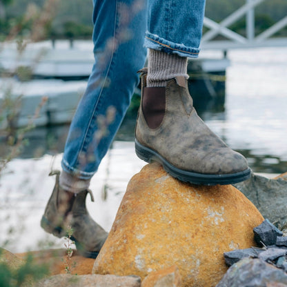 Comfortable Men's Chelsea Boots with Durable Sole - Lusomart