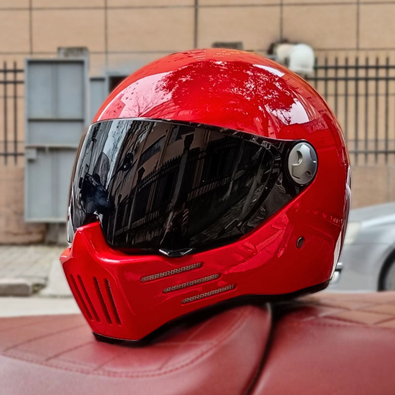 Men’s Full Face Motorcycle Helmet DOT ECE Approved ABS Dark Visor 2