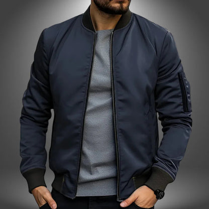 Men's Breathable Water Resistant Bomber Jacket - Lusomart