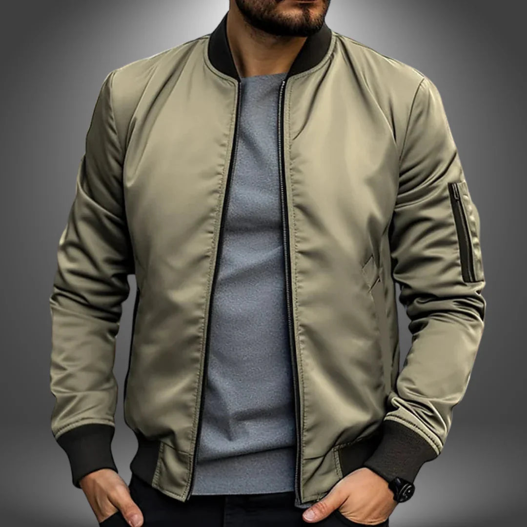 Men’s Lightweight Bomber Jacket – Casual Windbreaker Style 2