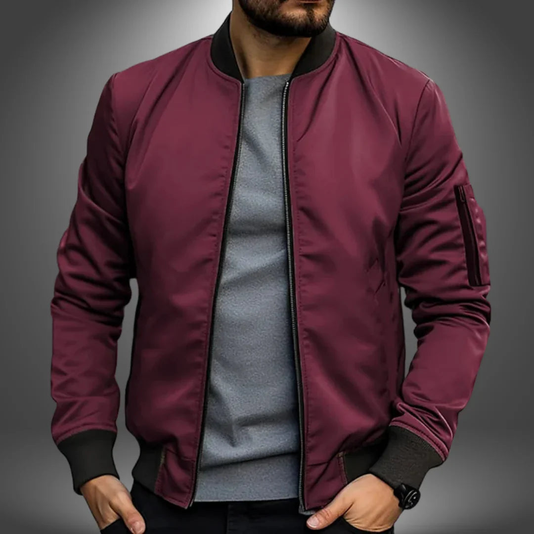 Men’s Lightweight Bomber Jacket – Casual Windbreaker Style 4