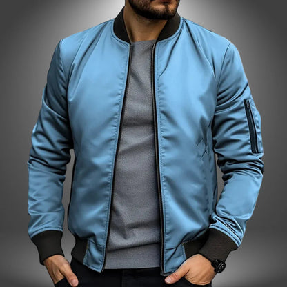Men’s Lightweight Bomber Jacket – Casual Windbreaker Style 6