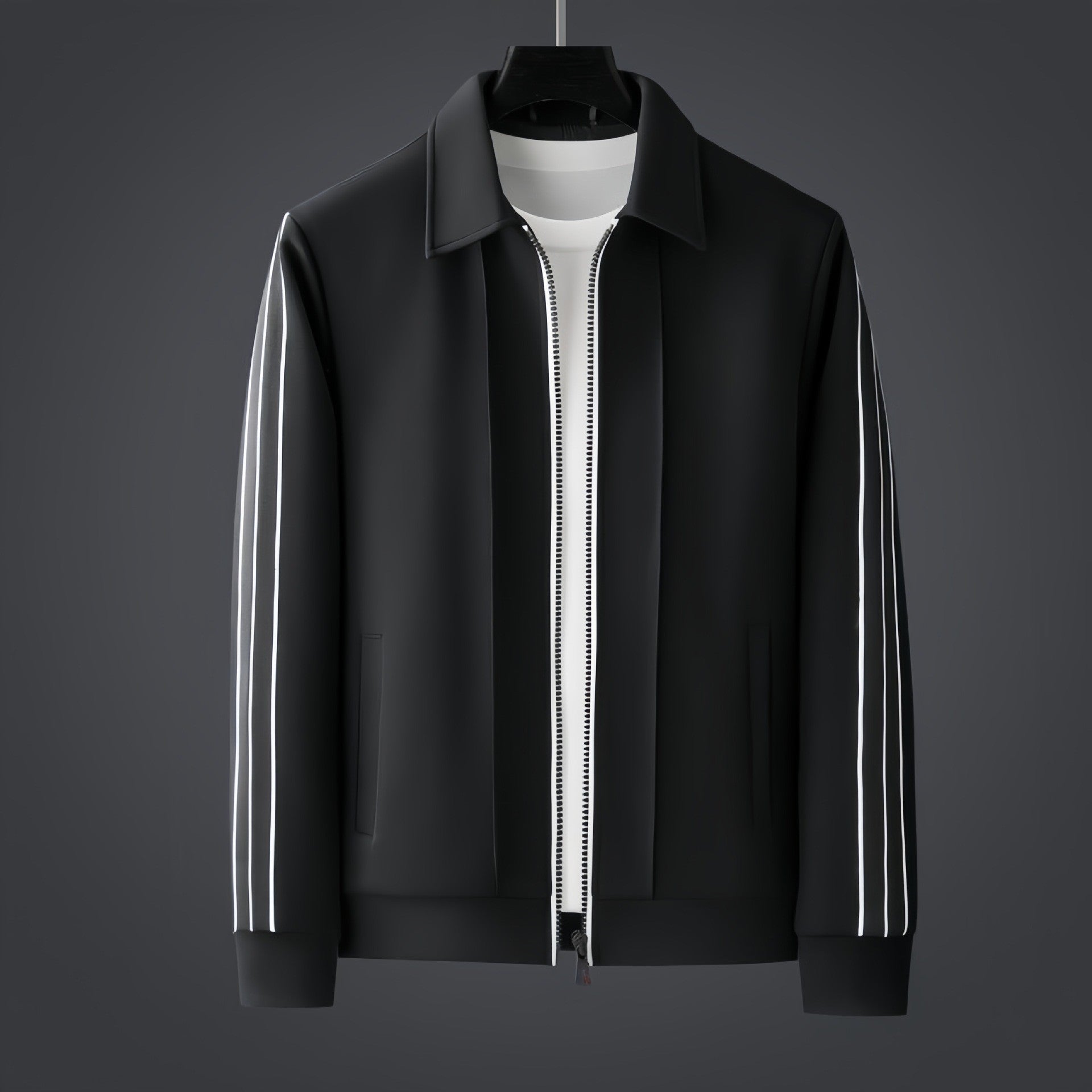 Men's Slim Fit 2 Piece Athletic Tracksuit Set - Lusomart
