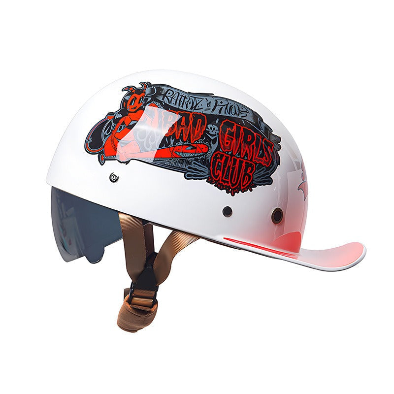 Men’s Motorcycle Helmet DOT Approved ABS Shell Lightweight 13