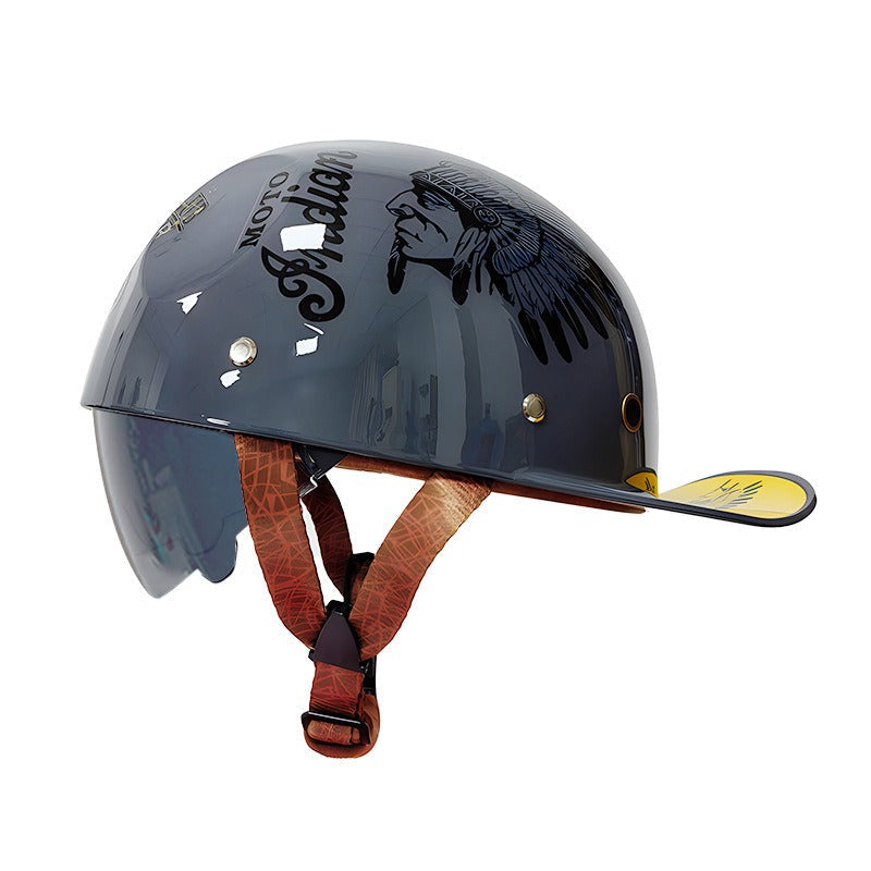 Men’s Motorcycle Helmet DOT Approved ABS Shell Lightweight 14