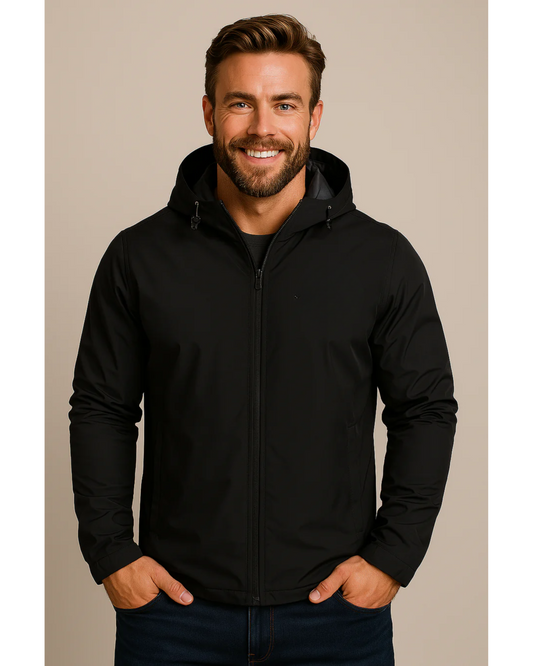 Waterproof Windbreaker Jacket for Men with Hood - Lusomart
