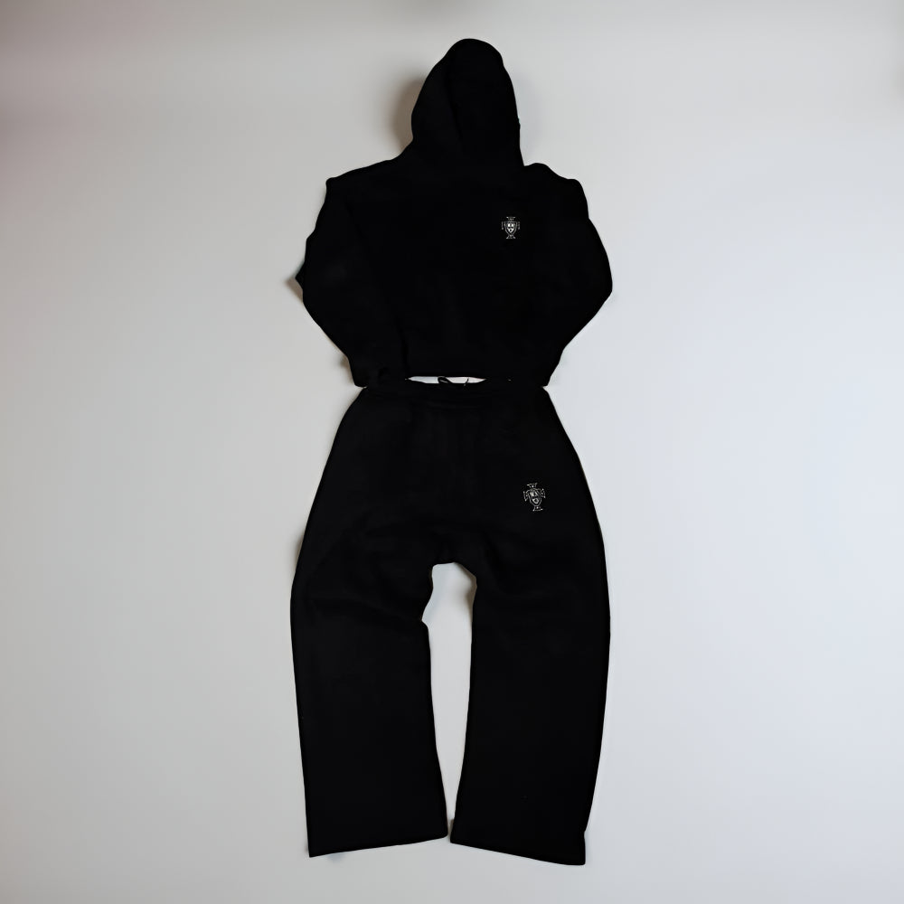 Cozy Men's Hooded Sleep SuitLoungewear Set