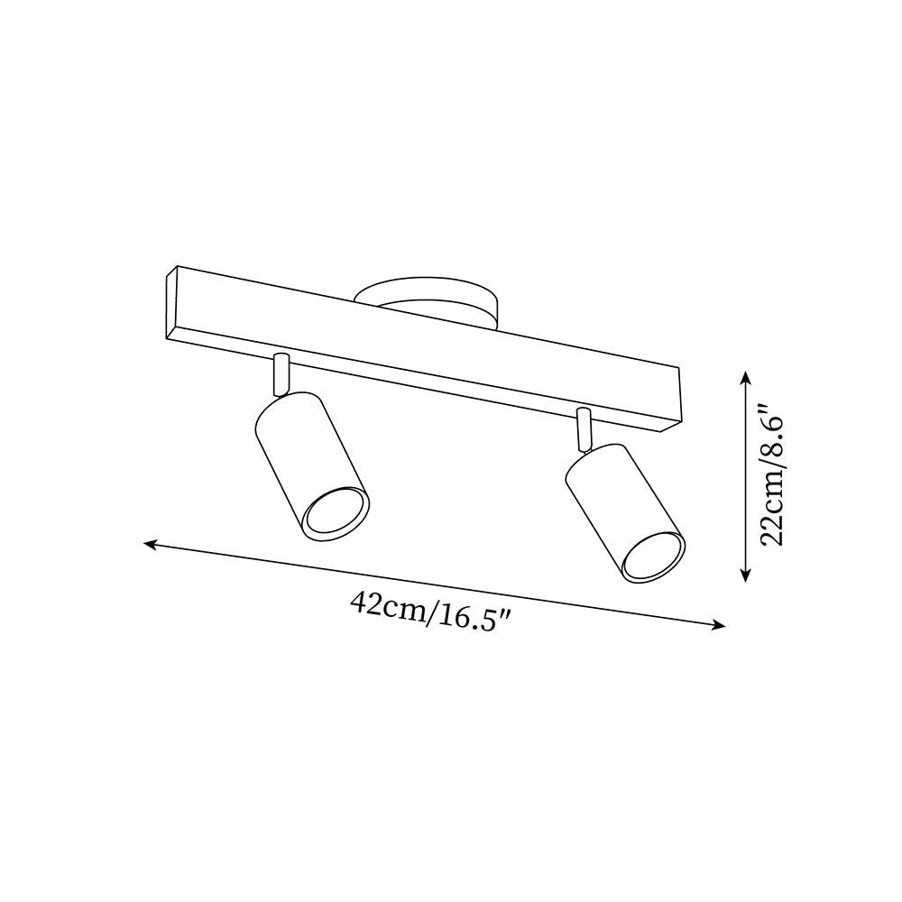 MerloWood | Stylish Adjustable LED Ceiling Light Fixture for Modern Interiors 4