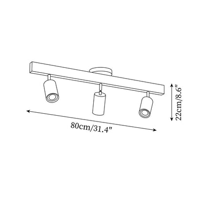 MerloWood | Stylish Adjustable LED Ceiling Light Fixture for Modern Interiors 5