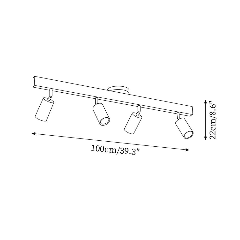 MerloWood | Stylish Adjustable LED Ceiling Light Fixture for Modern Interiors 6