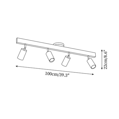 MerloWood | Stylish Adjustable LED Ceiling Light Fixture for Modern Interiors 6