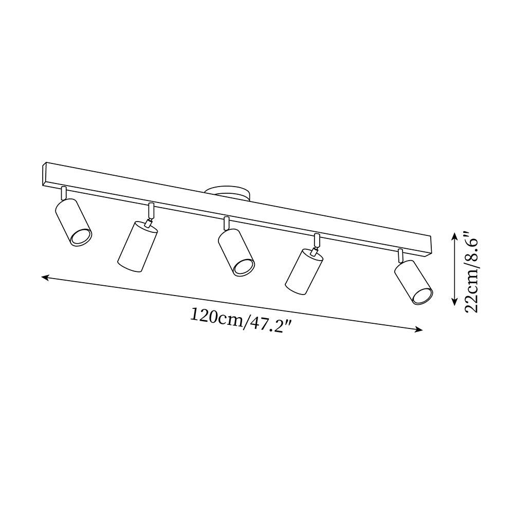 MerloWood | Stylish Adjustable LED Ceiling Light Fixture for Modern Interiors 7
